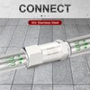 TAISHER 1PCS 304 Stainless Steel 3/8" NPT Male x 3/8"