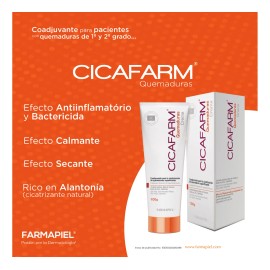 Crema Cicatrizante Quemaduras Superficiales Cicafarm