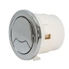 Fluidmaster C360116 Pneumatic Round Dual Flush Button, Chrome