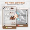 STORAGE MANIAC Expandable Shoe Rack, 16 Pairs Stackable Small Shoe