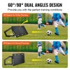Portable 45\"X18\" HDPE Foldable Soccer Rebounder Board Wall for Kids