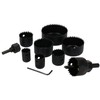 11pc Hole Saw Set Drill Arbor 19-64mm Cutter Round Circular