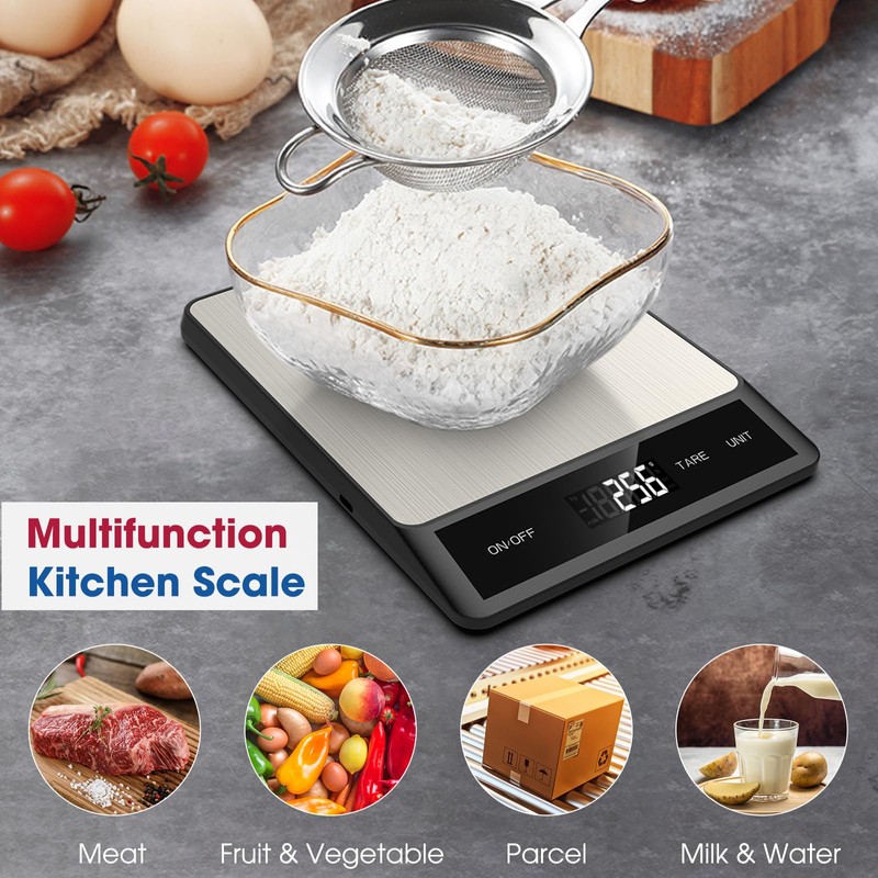 Mik-Nana Food Scale, Digital Kitchen Scale with 6 Units Tare