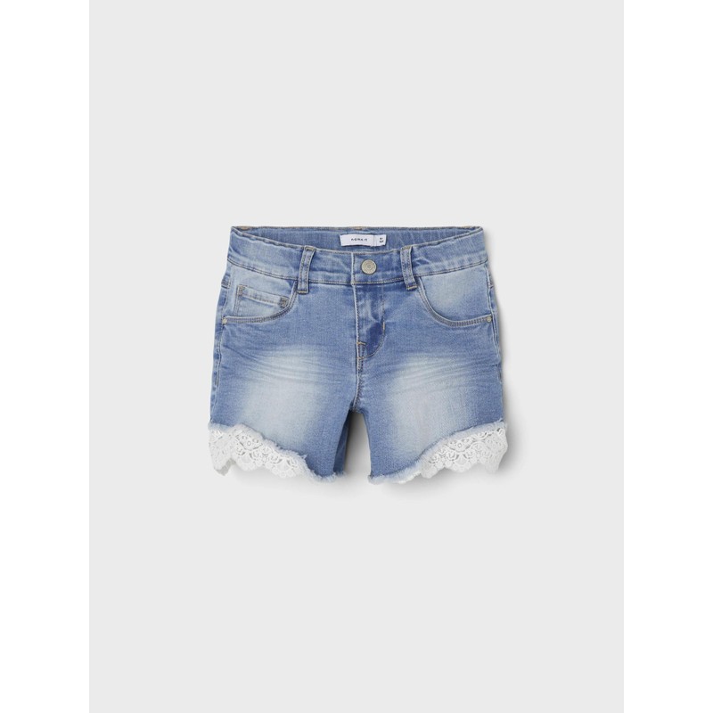 NAME IT Girl Shorts, Medium blue (medium blue denim)