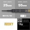 TARGET Darts Josh Rock Soft Tip Darts, 18G Brass Darts,