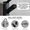 Tecmolog Faucet Valve Splitter Brass Sink Valve Diverter for Kitchen