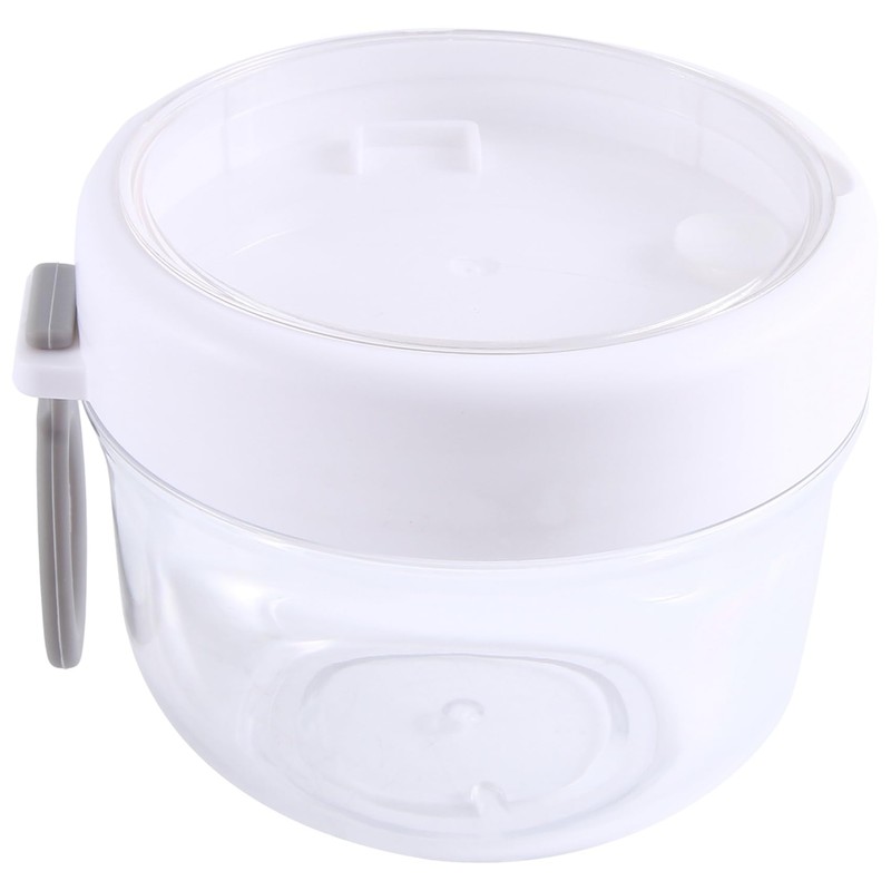 Souhgaue Overnight Oat Containers with Lid and Spoons 2PCS, 20Oz