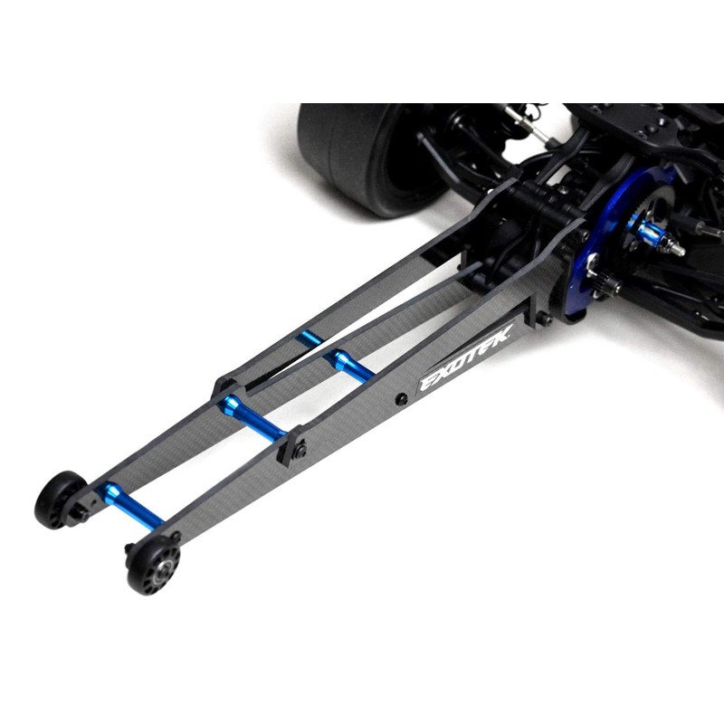 EXOTEK RACING LLC Dr10 Wheelie Bar St 12 Carbon Alloy