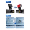 REDTIGER Adhesive Mount F7N Dash Cam with GPS Module