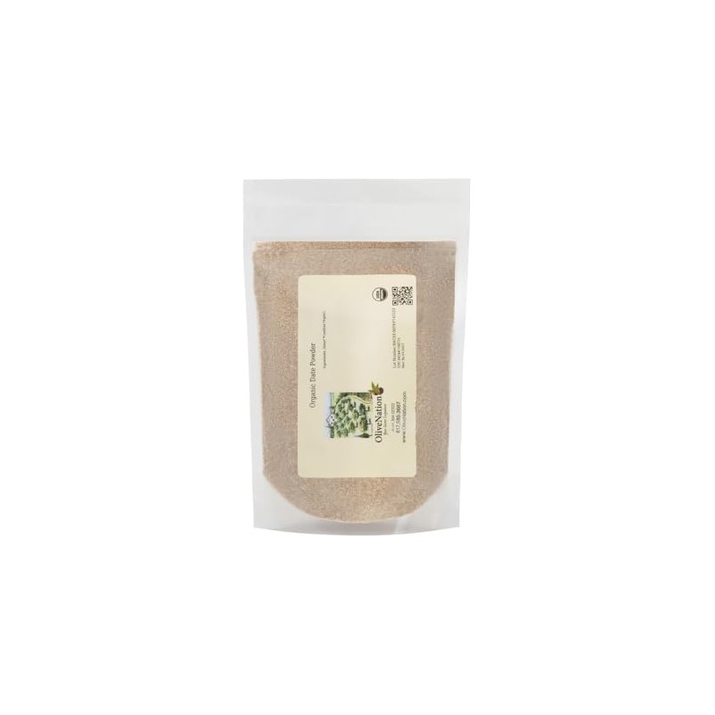 Organic Powdered Date Sugar, OliveNation Organic Date Powder for Baking,