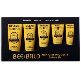 Bee Bald 5 Piece Daily Skin Care Regimen Kit