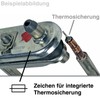 LUTH Premium Profi Parts Heater with Sensor Compatible with AEG