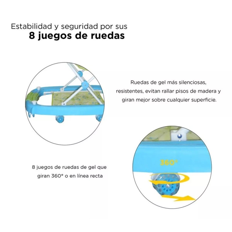 D'bebé Andadera Mecedora D Bebe Sunshine 2 En 1 Baston