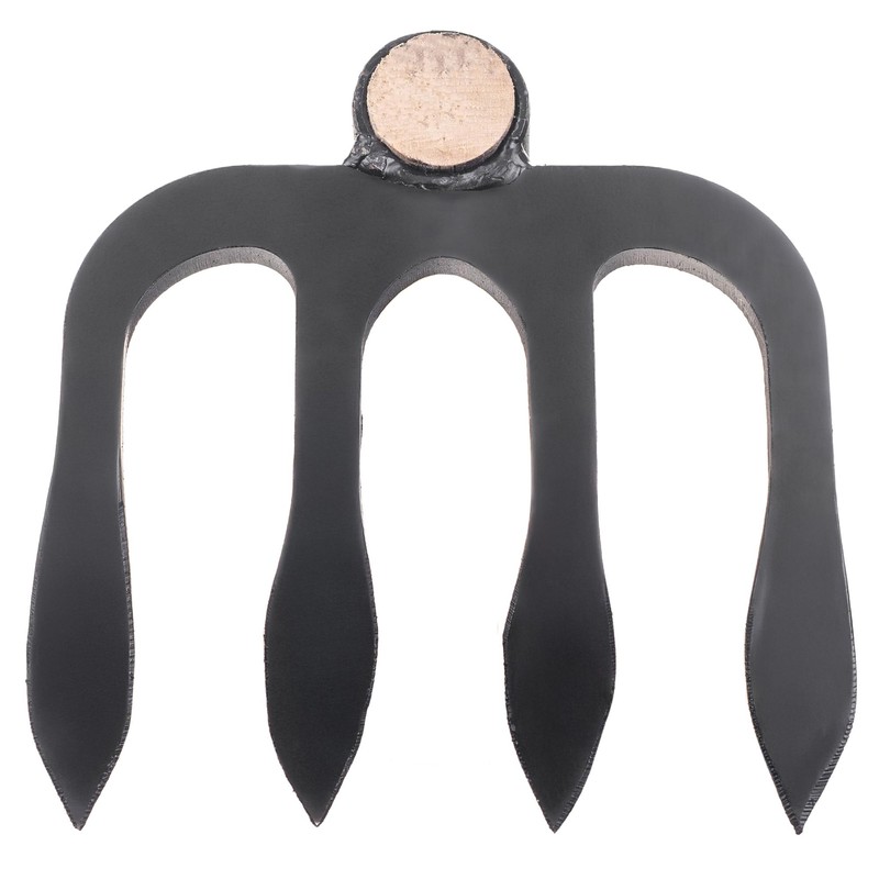 KADAX Potato Hoe 4 Prong Garden Hoe Forged Steel Manure