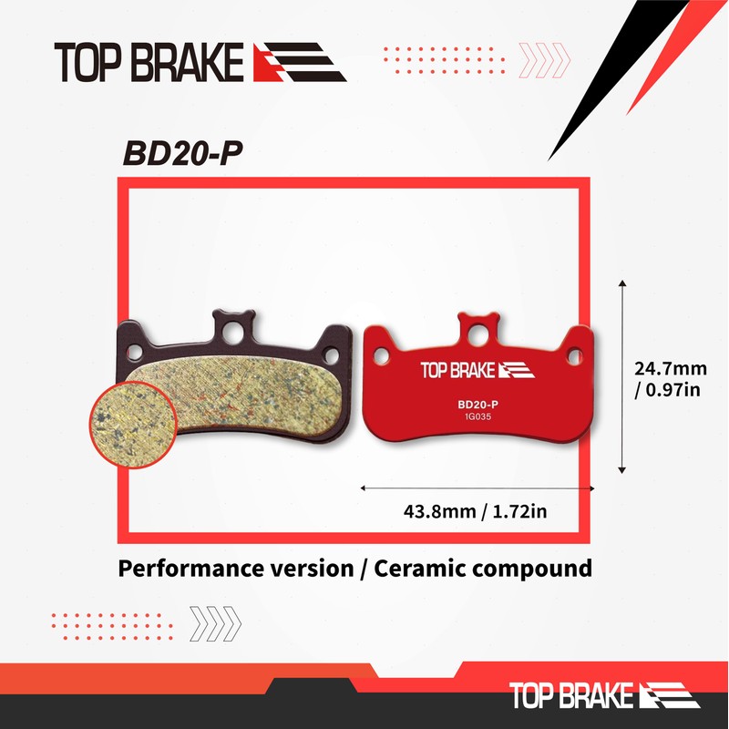 Top Brake Disc Mountain Bike Brake Pads for Formula Cura