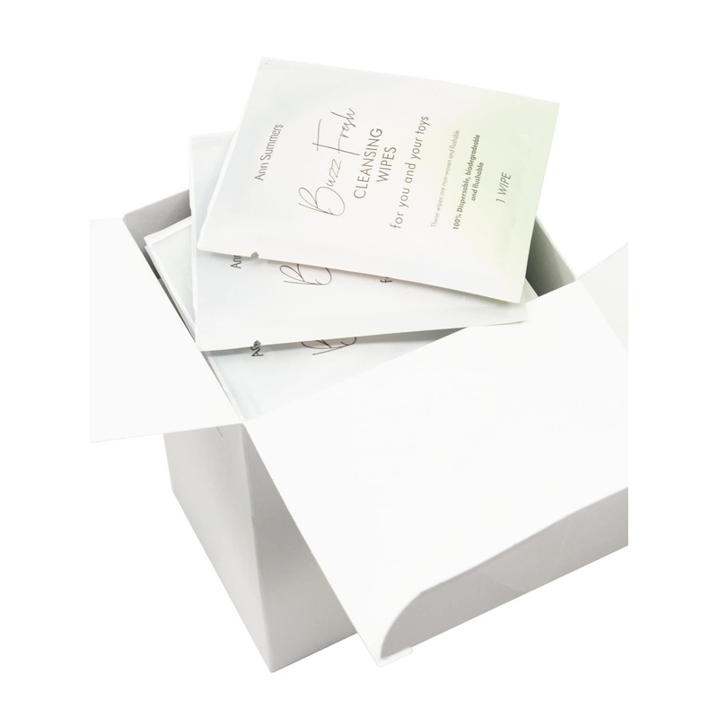 Ann Summers Buzz Fresh Toy Cleansing Wipes, Unscented Toy and