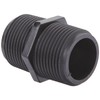 Banjo NIP100-SH Polypropylene Pipe Fitting, Short Nipple, Schedule 80, 1"