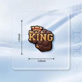 Black Rights Shoe Charms, Black Lives Matter BLM Croc Charms Pack for Shoe Decoration