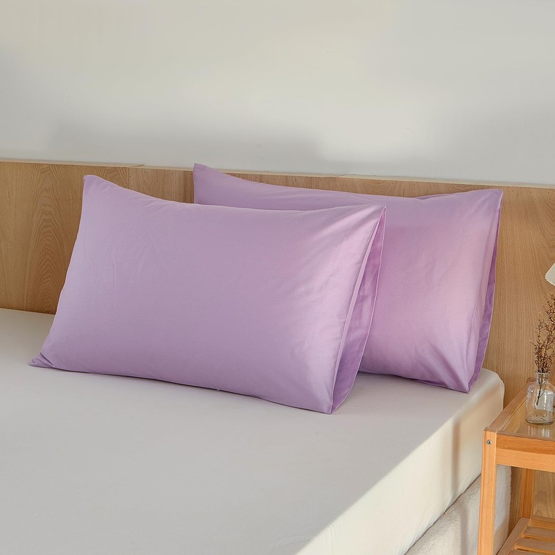 DuShow Egyptian Cotton 300 Thread Count Pillow Cases 2 Pack,Pure