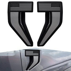 CFDSDE Fender Vent for F150 2021-2025 Fender Emblems Front Fender Badge Side Vent Cover for F150 Accessories XL XLT Lariat Limited Platinum, 1 Pair (21F150-Vents)