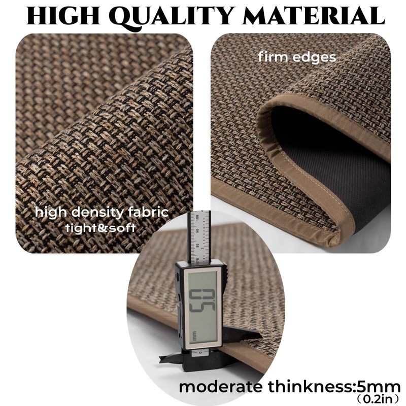 L Shape Kitchen Mat, Anti-slip Corner Kitchen Mats for Floor,
