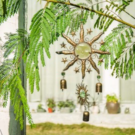 Taman - Carillón de viento – Carillón de viento al aire última intervensión, jardín, decoración de patio para regalos espirituales, regalo conmemorativo, decoración colgante exterior para mamá, mujeres, abuela, 22 pulgadas