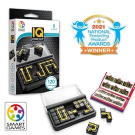 Smart Games - IQ Circuit, Puzzle Game with 120 Challenges, 8+ Years