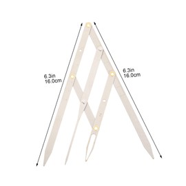 FOMIYES 3 Pcs Elegant Stainless Steel Eyebrow Ruler Perfect for Symmetrical Brows