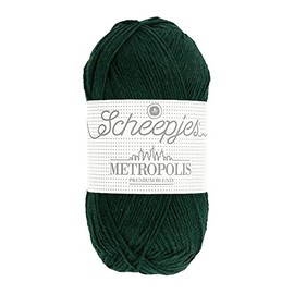 Scheepjes Metropolis 50g - 016 Karachi, Green Yarn for Knitting and Crocheting