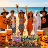 Summerween Party Decorations Happy Summerween Wooden Table Decor 11.8x5.4 Inch
