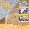 Hedgeink Large Cat Litter Mat Soft Litter Trapping Mat with