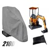 Cahuczlhoz Full Cover For Mini Excavators Outdoor Waterproof UV Snow