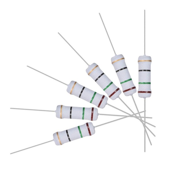 sourcing map 30Pcs 15 Ohm Resistor, 2W 5% Tolerance Metal