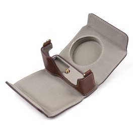 Portable Camera Case Synthetic Leather Camera Carry Bag with Shoulder Strap Replacement for Ricoh G GR III/GX Camera