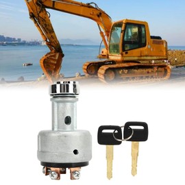 Ignition Switch Car Starter Switch Ignition Key Switch 22B0611910 Replacement Komatsu PC‑7 PC200‑7 PC120‑6 PC360‑7 PC200‑7 PC200‑7