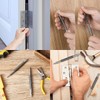 2Pcs Spring Center Punch Hammerless Dual Head Nail Setter Spring