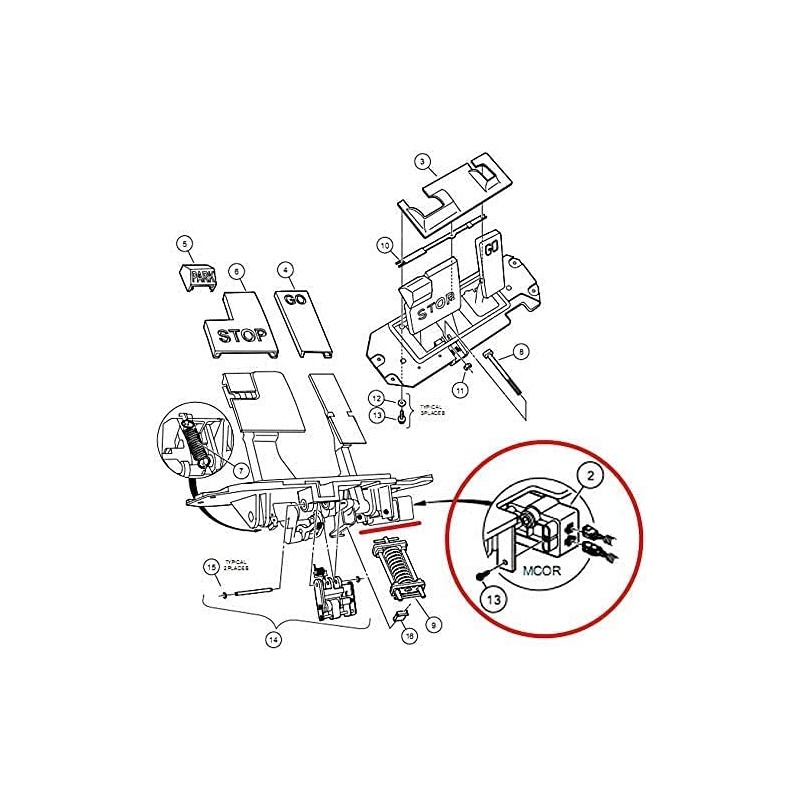 MCOR Accelerator for Club Car DS Golf Carts 2001+