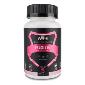 Inositol 90 Cápsulas De 500mg. A4h Inositol Puro Armor Sabor Sin Sabor