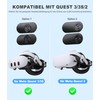 DXKK Head Strap for Meta Quest 3/3s/2, VR Headset Strap