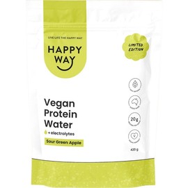 Happy Way Vegan Protein Water Sour Green Apple 420g