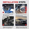 GPMMWPG 2Pcs K750188 K750189 Front Sway Bar Link Kit Compatible