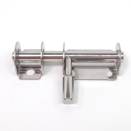 304 Stainless Steel Door Lock Slide Latch Lock 2ea