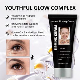 Instat Firming Cream, Instant Skin Tightening Lotion For Face, Anti Wrinkle, Deep Moisturizing, Reduces Wrinkles and Fine Lines, Anti-Wrinkle Face Night Cream with Retinol, Suitable for All Skin Types