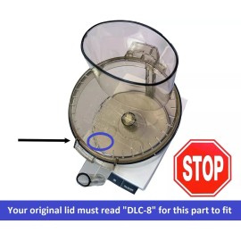 MRX SOLUTIONS Large Pusher/Sleeve Assembly Replacement for Cuisinart DLC-018BGTX DLC-018BGTX-1