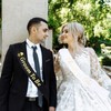 EOMTUR 2Pcs Bride And Groom Sash for Bride Bachelor Party