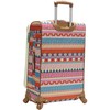 Lily Bloom Midsize 24" Expandable Design Pattern Luggage With Spinner