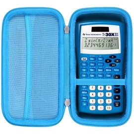 Khanka Hard Travel Case Replacement for Texas Instruments TI-30XIIS Scientific Calculator, Case Only (Blue)