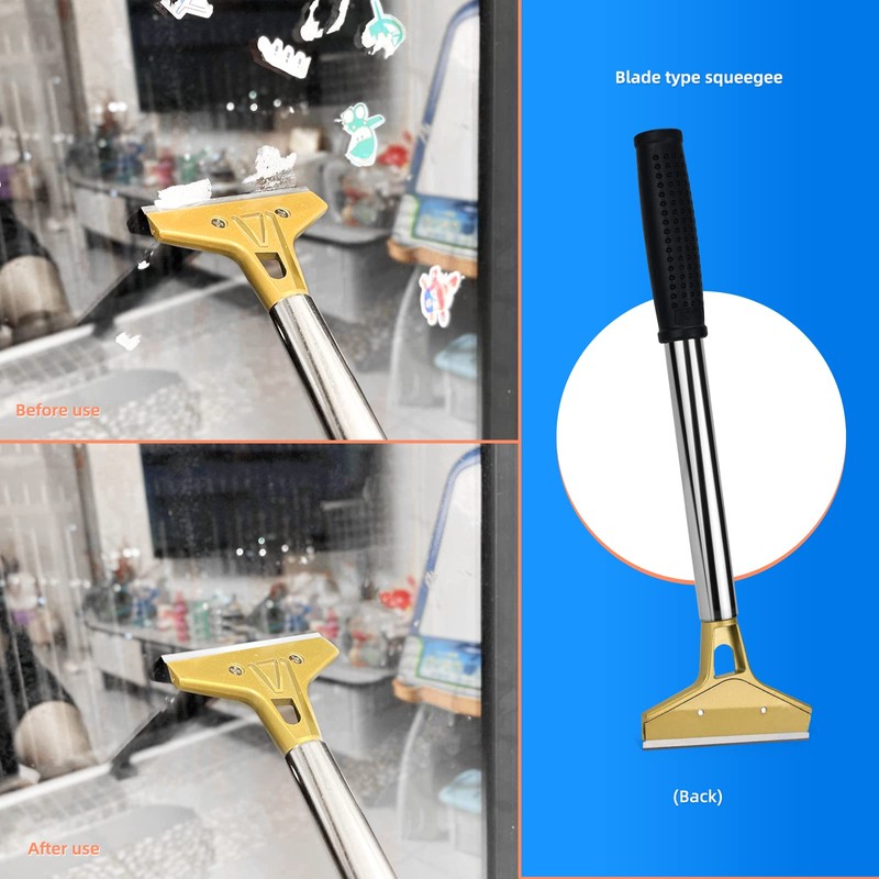 EHDIS Flat Top Grill Scraper Razor BladeGlass Scraper Tool, 4