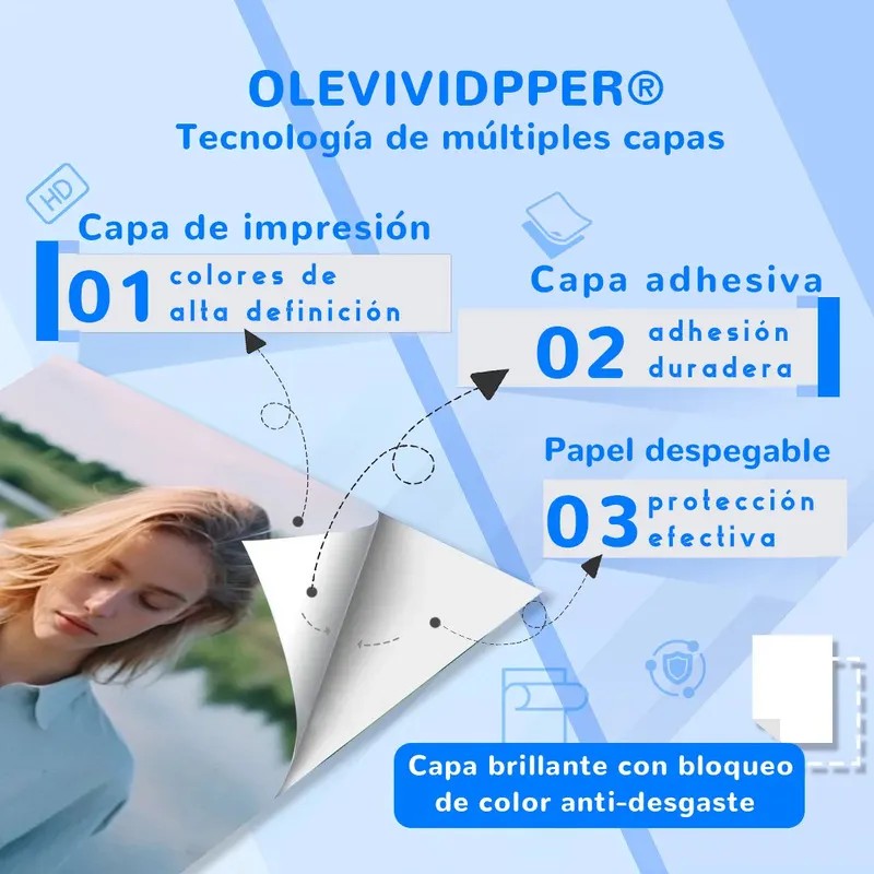 Papel Fotográfico Brillante A4 50hojas Color Blanco