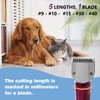 YAZIYIR Adjustable 5-in-1 Fine Blade for Animals, Cutting Length 0.7-3